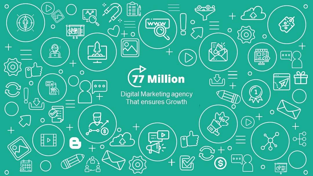 77 million Digital Marketing Agency cover
