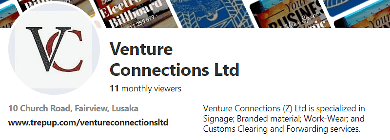 Venture Connections Ltd - Zambia cover