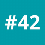 Number 42 logo