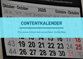 Waarom moet je gebruik maken van een contentkalender?