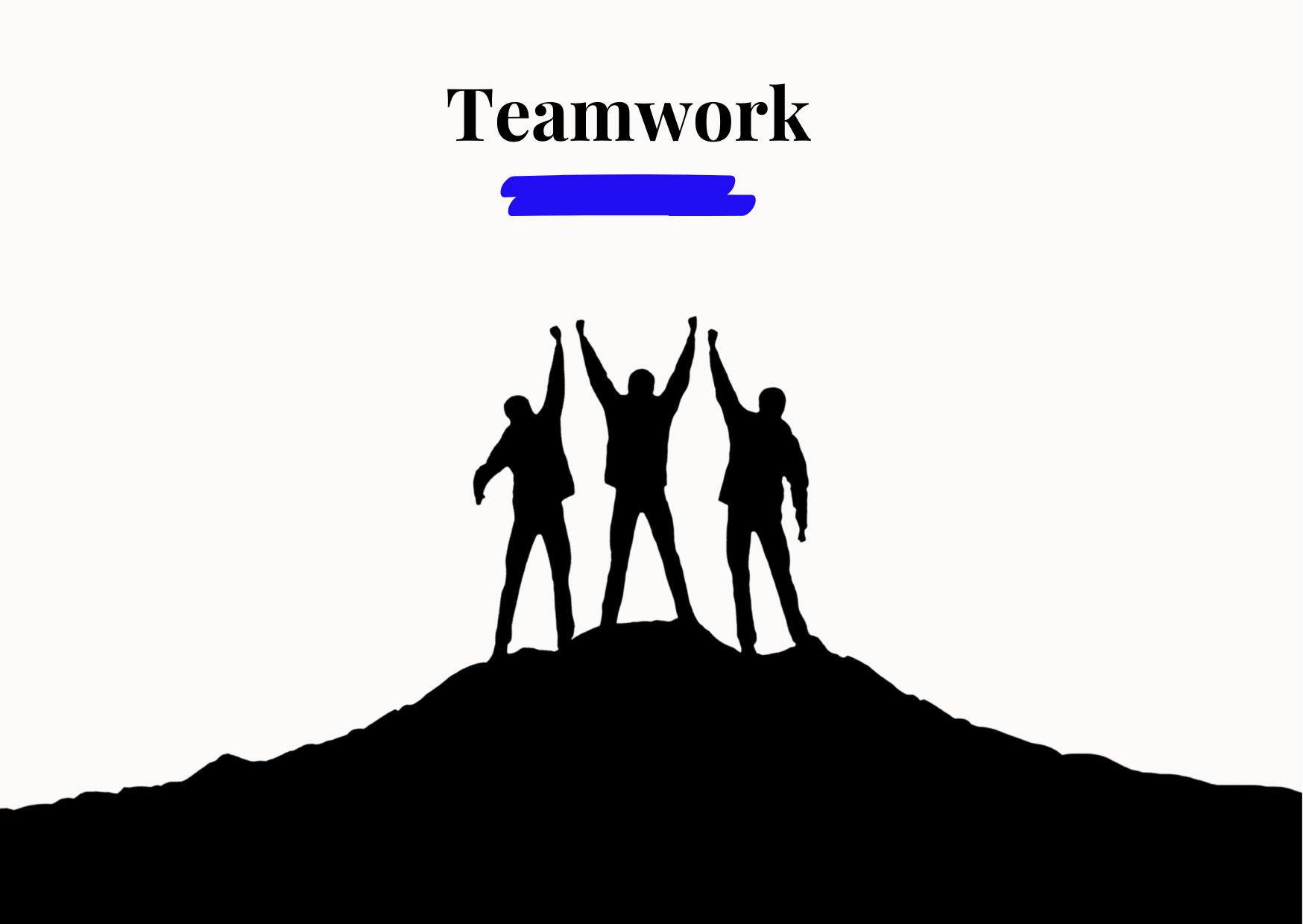 Account based marketing vertegenwoordigd als Teamwork in het zwart en wit
